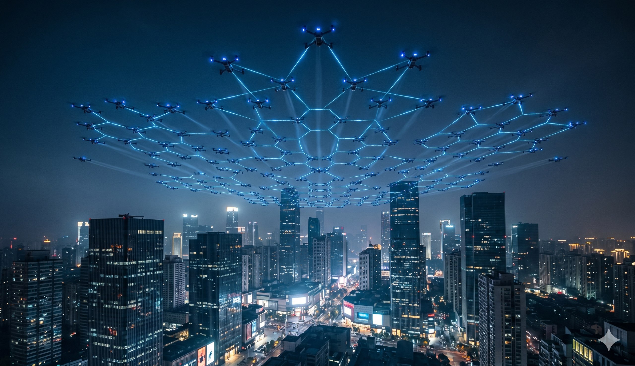 無人機群自主協作技術成熟：千架編隊完成無 GPS 導航