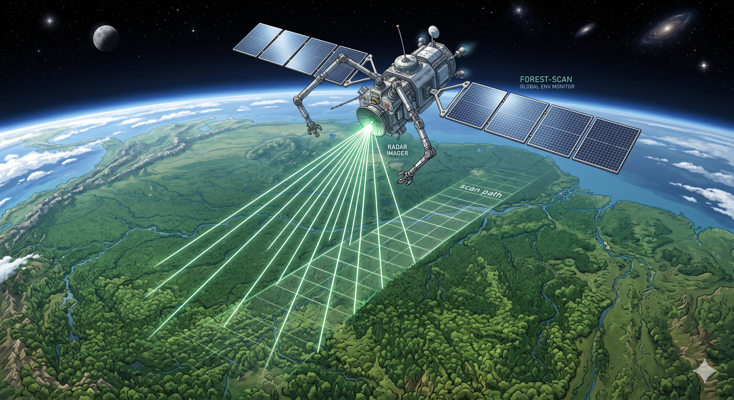 ESA發射Biomass衛星 P-band雷達精準測繪全球森林碳儲量
