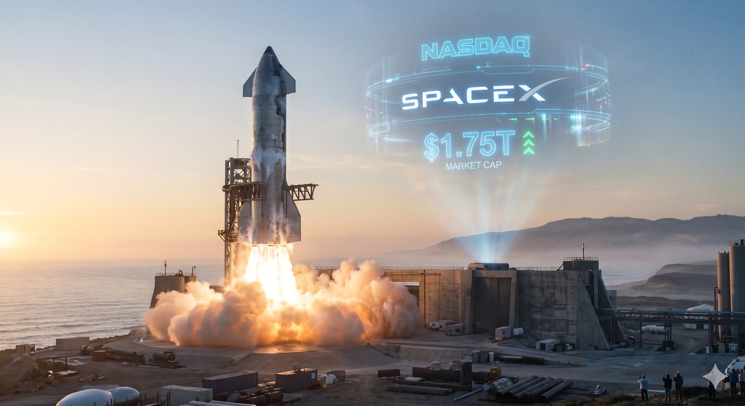 史上最大 IPO 降臨：SpaceX 以 1.75 兆美元估值募集 750 億美元