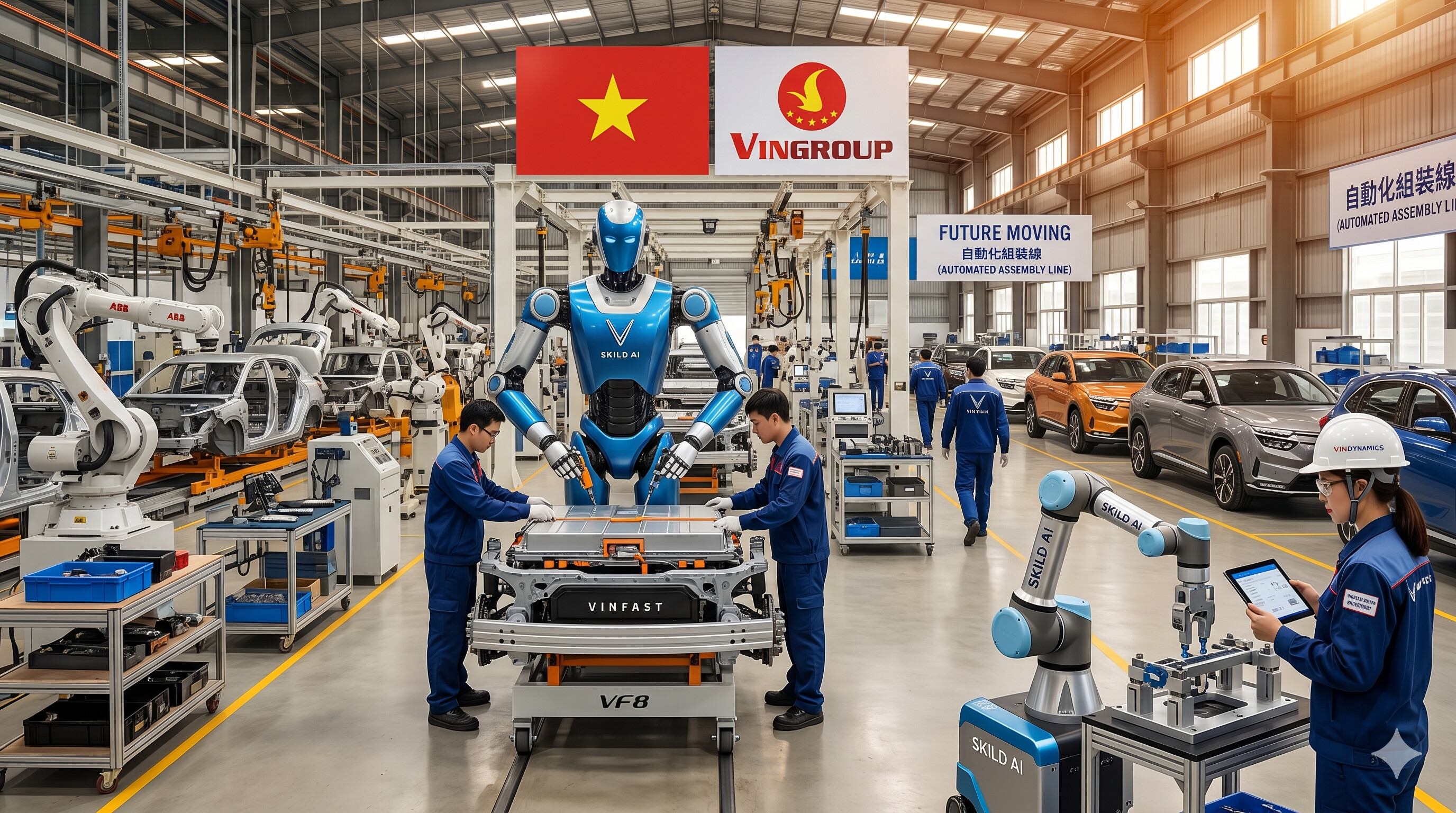 越南加入人形機器人競賽：VinDynamics 與 Skild AI 戰略合作如何改變亞洲機器人格局